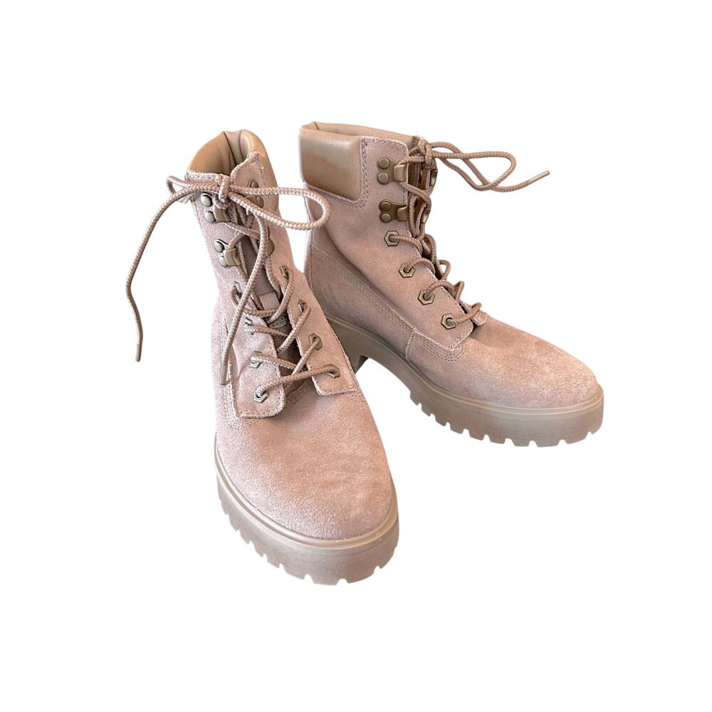 Timberland Women's Carnaby Cool 6” Taupe Suede Boots 7.5